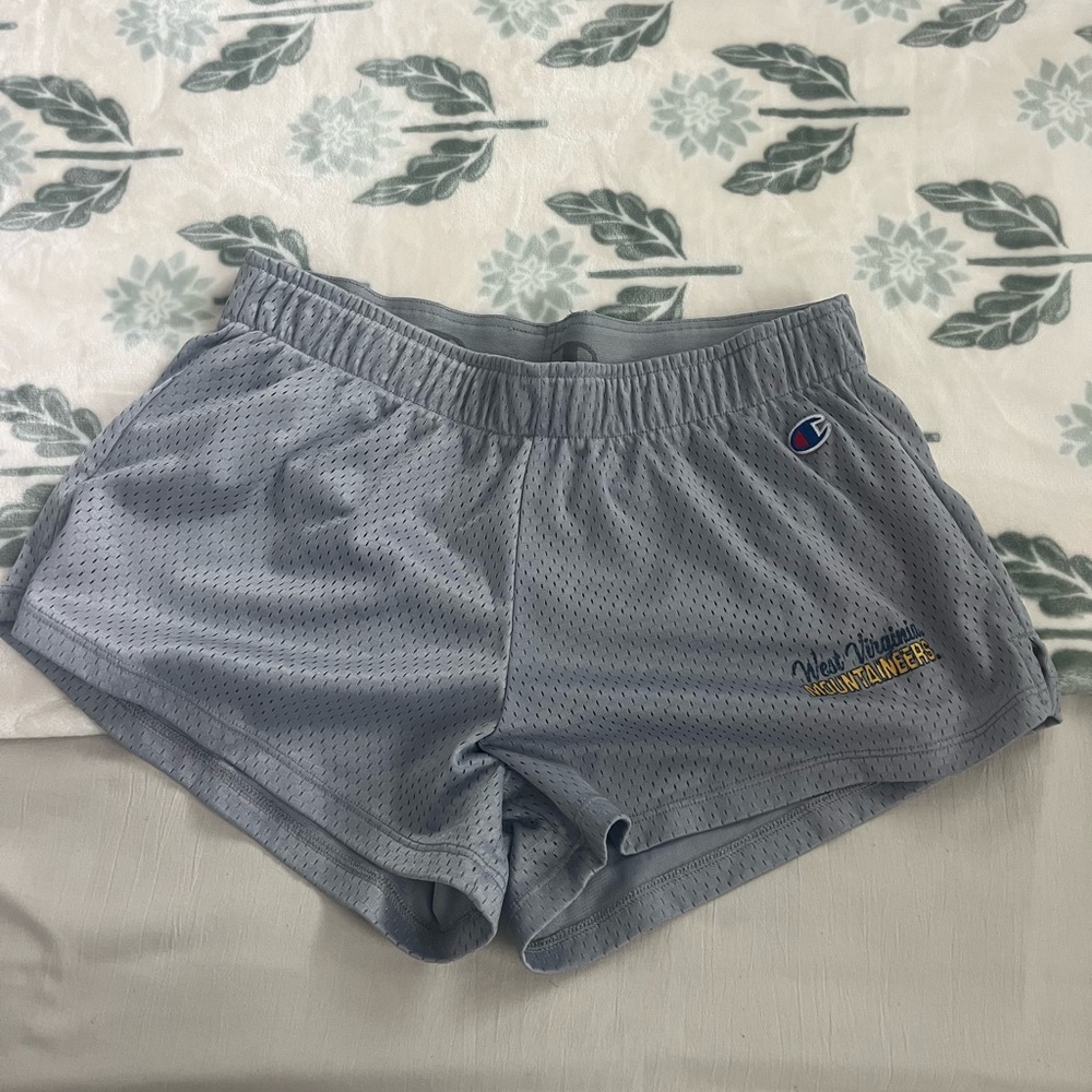 Champion Women's Gray WVU Athletic Shorts